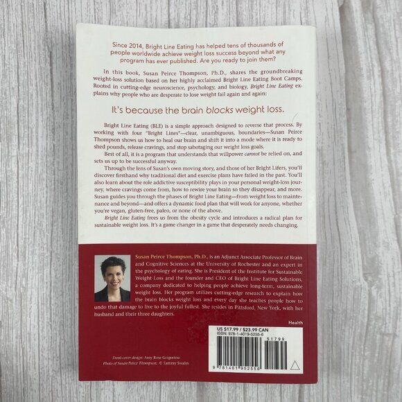 📚 3/$25 Bright Line Eating by Susan Pierce Thompson, Ph.D. | Paperback - Picture 2 of 6